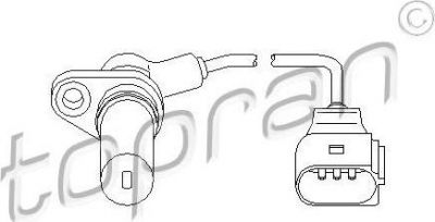 Topran 111 370 датчик импульсов на VW PASSAT Variant (3B6)