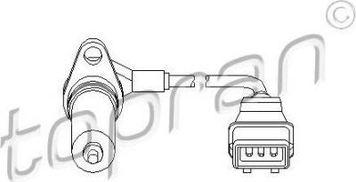 Topran 111 371 датчик импульсов на VW GOLF IV (1J1)