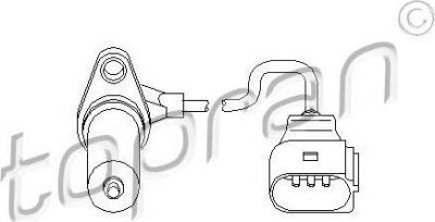 Topran 111 372 датчик импульсов на VW GOLF IV (1J1)