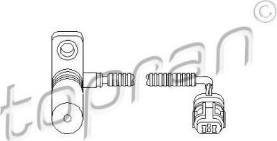 Topran 111 374 датчик, скорость на VW POLO (9N_)
