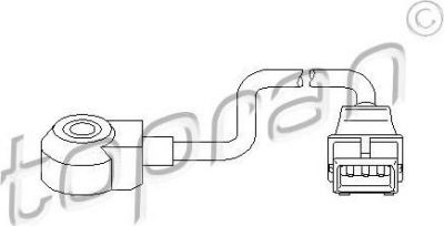 Topran 111 391 датчик детонации на SKODA OCTAVIA (1U2)