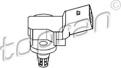 Topran 111 416 датчик, давление во впускном газопроводе на VW LUPO (6X1, 6E1)