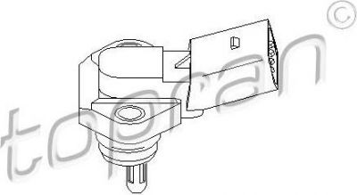 Topran 111 417 датчик, давление наддува на VW GOLF IV (1J1)