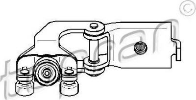 Topran 111 446 шарнир двери на MERCEDES-BENZ SPRINTER 2-t фургон (901, 902)