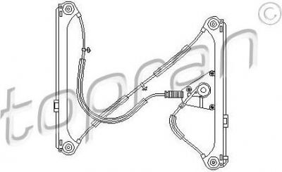 Topran 111 713 подъемное устройство для окон на AUDI A3 (8P1)