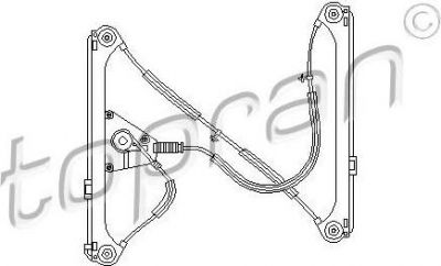 Topran 111 714 подъемное устройство для окон на AUDI A3 (8P1)