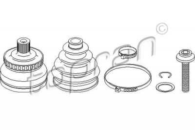 Topran 111 725 шарнирный комплект, приводной вал на VW PASSAT Variant (3B6)