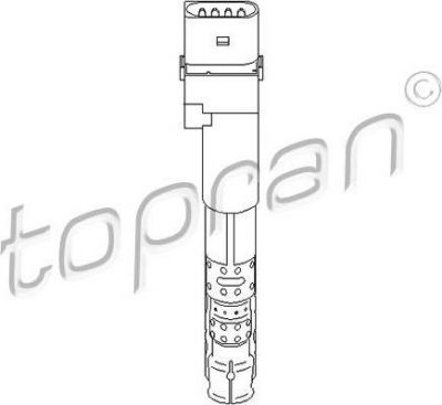 Topran 111 743 катушка зажигания на VW GOLF IV (1J1)