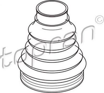 Topran 111 767 пыльник, приводной вал на VW TOUAREG (7LA, 7L6, 7L7)