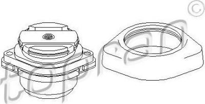 Topran 111 901 подвеска, автоматическая коробка передач на AUDI A6 Avant (4B5, C5)