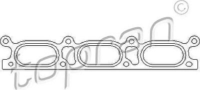 Topran 111 922 прокладка, впускной коллектор на AUDI A6 Avant (4B5, C5)