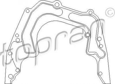 Topran 111 953 прокладка, крышка картера (блок-картер двигателя) на AUDI A6 Avant (4B5, C5)