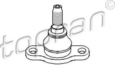 Topran 112 002 несущий / направляющий шарнир на VW TRANSPORTER V c бортовой платформой/ходовая часть (7JD, 7JE,