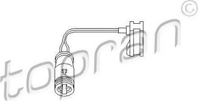 Topran 112 102 датчик, износ тормозных колодок на MERCEDES-BENZ VIANO (W639)
