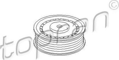 Topran 112 129 натяжной ролик, поликлиновой ремень на VW LT 28-46 II c бортовой платформой/ходовая часть (2DC, 2DF, 2