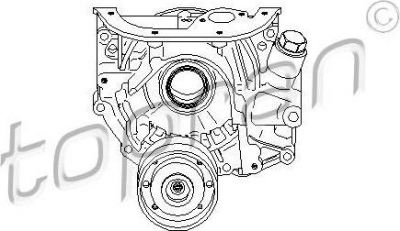 Topran 112 348 масляный насос на VW PASSAT (32B)