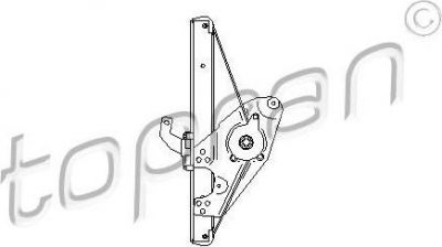 Topran 112 366 подъемное устройство для окон на AUDI A6 Avant (4B5, C5)