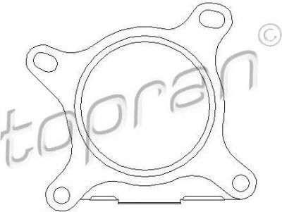 Topran 112 988 прокладка, труба выхлопного газа на VW PASSAT (362)