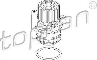 Topran 113 132 водяной насос на SKODA SUPERB универсал (3T5)
