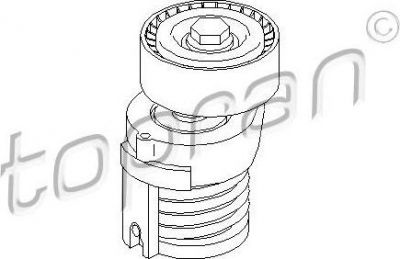 Topran 113 261 натяжитель ремня, клиновой зубча на SEAT ALTEA XL (5P5, 5P8)