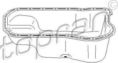 Topran 113 274 масляный поддон на VW VENTO (1H2)