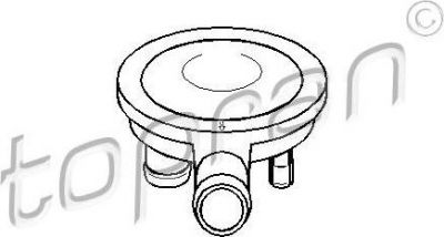 Topran 113 329 клапан, отвода воздуха из картера на VW GOLF IV (1J1)