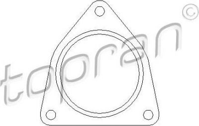 Topran 113 353 прокладка, труба выхлопного газа на VW TOUAREG (7LA, 7L6, 7L7)