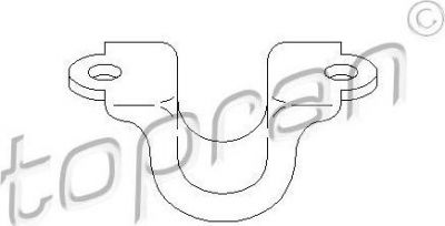 Topran 113 414 кронштейн, подвеска стабилизато на VW MULTIVAN V (7HM, 7HN, 7HF, 7EF, 7EM, 7EN)