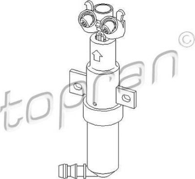 Topran 113 438 распылитель воды для чистки, система очистки фар на VW PASSAT Variant (3C5)