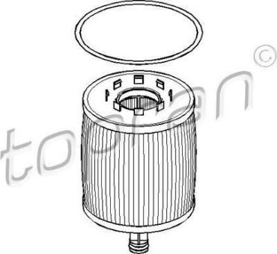 Topran 113 545 масляный фильтр на VW TOUAREG (7LA, 7L6, 7L7)