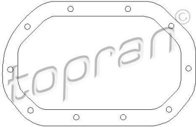Topran 200 513 прокладка, дифференциал на OPEL KADETT E фургон (37_, 47_)