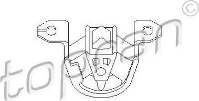 Topran 201 359 подвеска, двигатель на OPEL KADETT E фургон (37_, 47_)