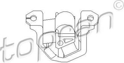 Topran 201 367 подвеска, двигатель на OPEL CORSA B (73_, 78_, 79_)