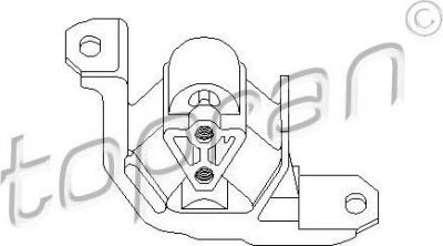 Topran 201 401 подвеска, двигатель на OPEL CORSA B (73_, 78_, 79_)