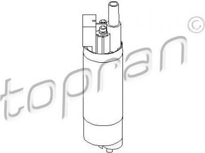 Topran 201 612 топливный насос на OPEL ASCONA C (81_, 86_, 87_, 88_)