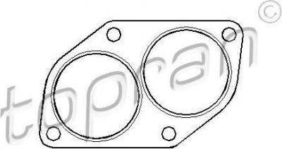 Topran 201 740 прокладка, труба выхлопного газа на OPEL ASTRA F (56_, 57_)