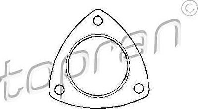 Topran 201 741 прокладка, труба выхлопного газа на OPEL ASTRA F (56_, 57_)