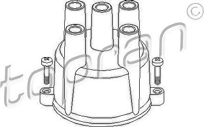 Topran 202 006 крышка распределителя зажигания на OPEL ASTRA F Наклонная задняя часть (53_, 54_, 58_, 59_)