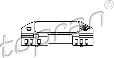 Topran 202 011 коммутатор, система зажигания на OPEL ASCONA C Наклонная задняя часть (84_, 89_)