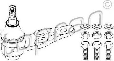 Topran 202 421 несущий / направляющий шарнир на OPEL KADETT E Combo (38_, 48_)