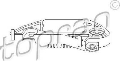 Topran 205 273 регулятор генератора на OPEL FRONTERA B (6B_)
