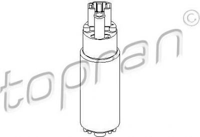 Topran 205 627 топливный насос на KIA CARENS III (UN)