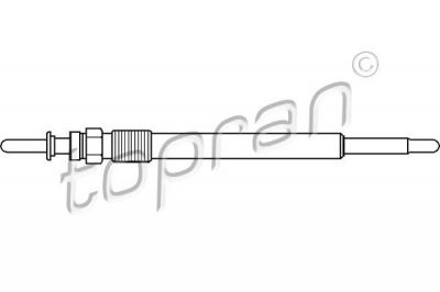 Topran 205 668 свеча накаливания на OPEL ASTRA G Наклонная задняя часть (F48_, F08_)