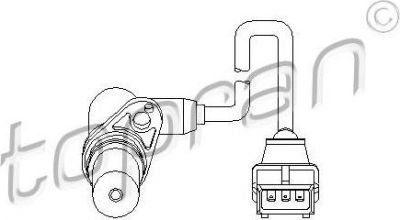 Topran 205 680 датчик частоты вращения, управление двигателем на OPEL VECTRA A (86_, 87_)