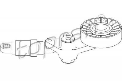 Topran 205 733 натяжной ролик, поликлиновой ремень на OPEL VECTRA B универсал (31_)
