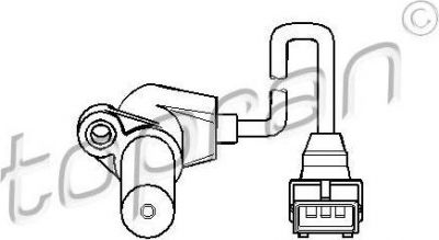 Topran 205 894 датчик частоты вращения, управление двигателем на OPEL OMEGA A (16_, 17_, 19_)