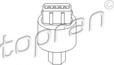 Topran 205 942 пневматический выключатель, кондиционер на OPEL ASTRA F универсал (51_, 52_)