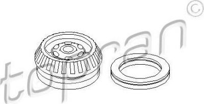 Topran 206 001 опора стойки амортизатора на OPEL OMEGA A (16_, 17_, 19_)