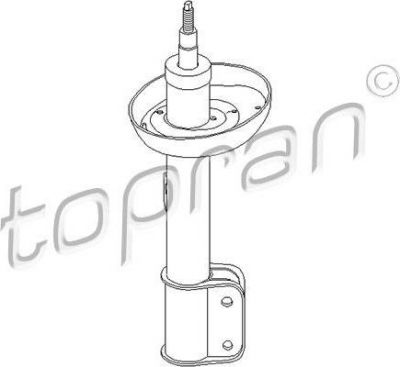 Topran 206 059 амортизатор на OPEL ASTRA G седан (F69_)