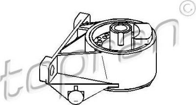 Topran 206 164 подвеска, двигатель на OPEL ASTRA G седан (F69_)